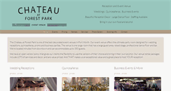 Desktop Screenshot of chateauatforestpark.com